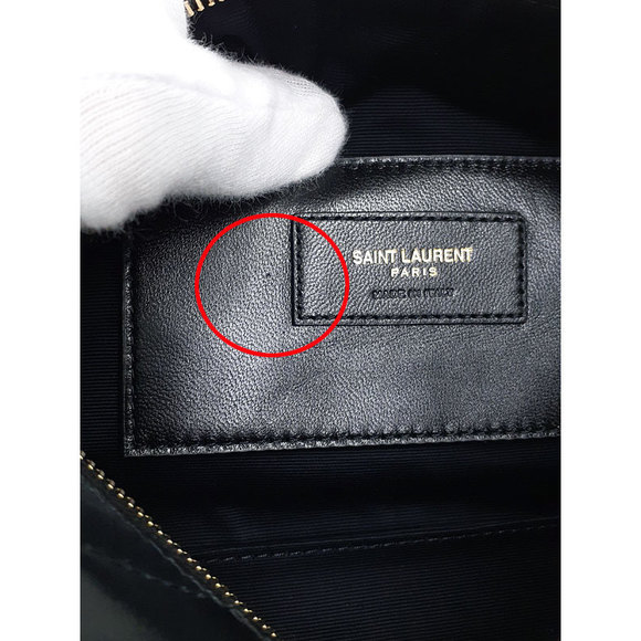 Saint Laurent Paris Sade Small Tube Bag Black - Picture 5 of 9